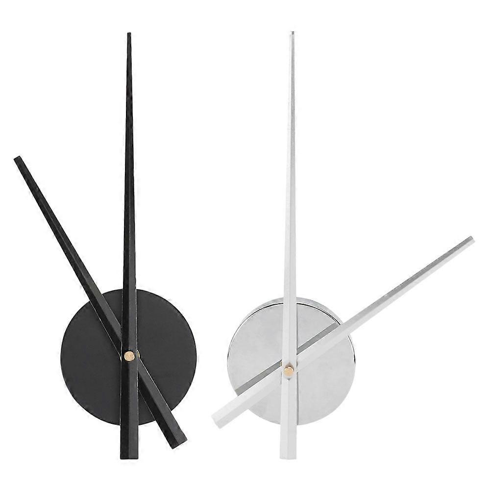 2 Sets Clocks Modern Frameless Wall Chiming High Torque Movement Hands Pointer