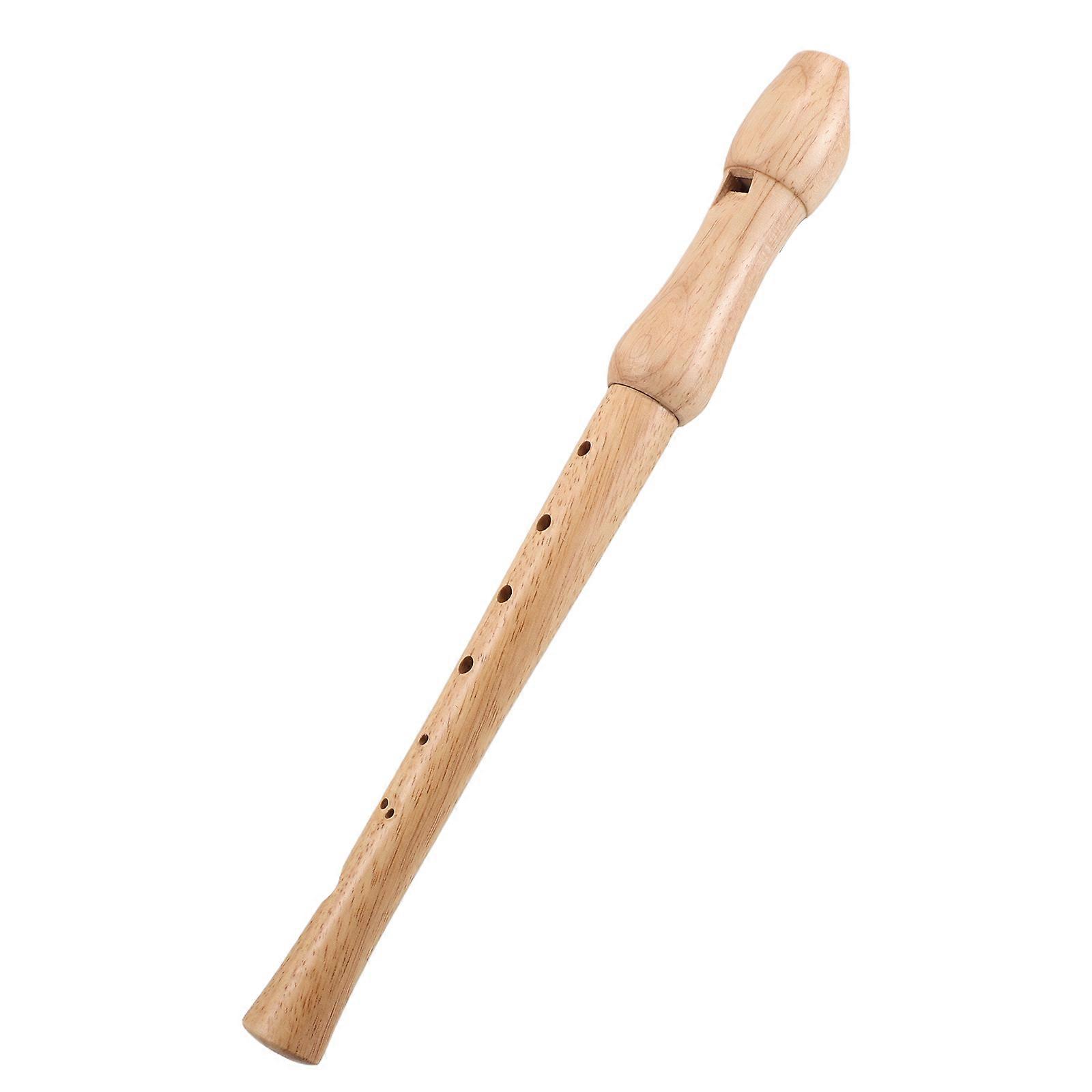 Portable Wooden Clarinet for Playing Use Beige Eight-Hole Instrument
