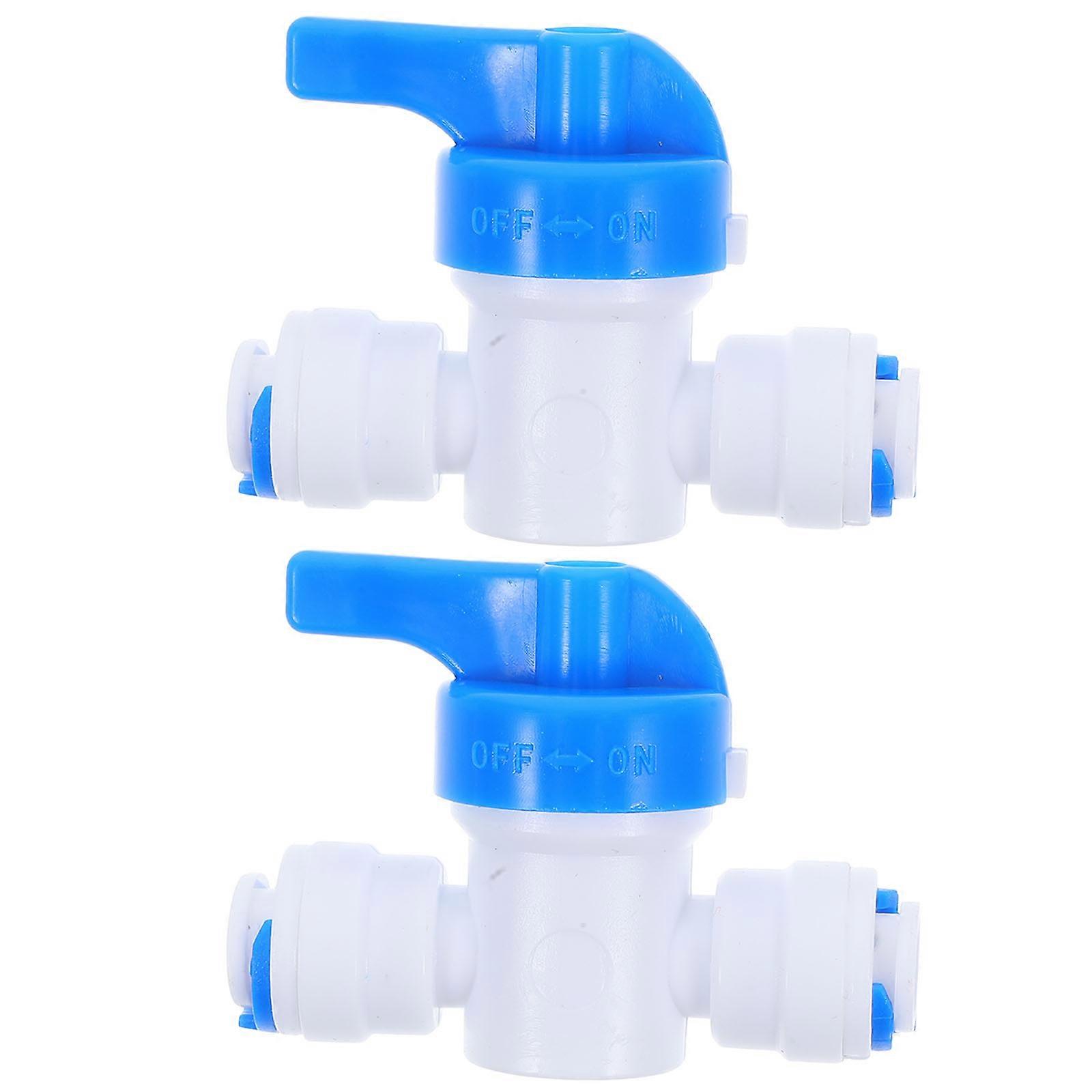 Water Purifier Valve 2Pcs Valve for Reverse Osmosis System Use