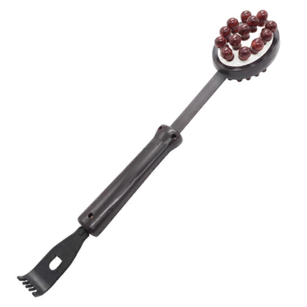 Massage Hammer Back Massager with Telescoping Adjustable Handle and Interchangeable Heads