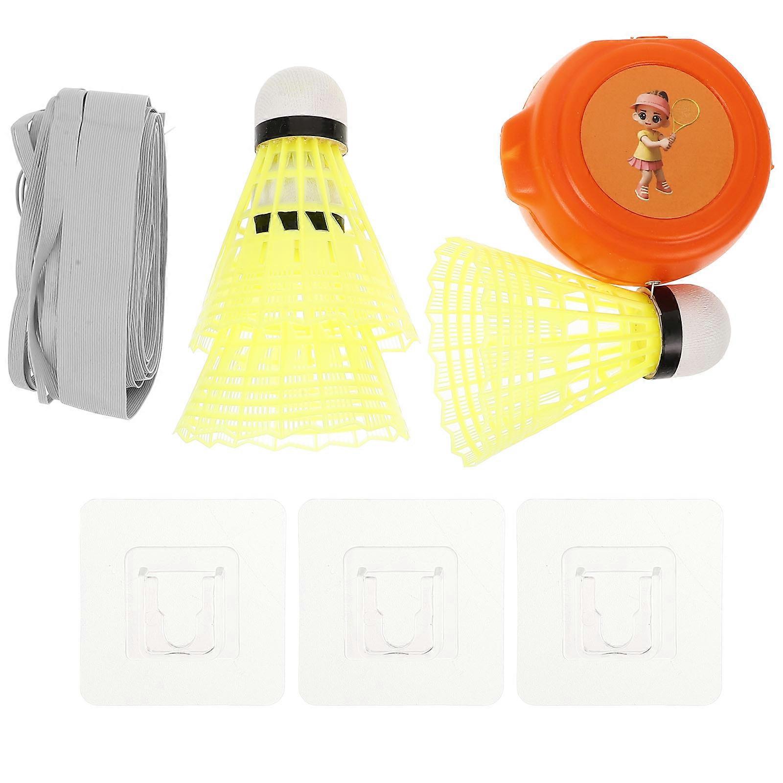 Badminton Training Tool for Indoor Outdoor Use 1Set Elastic Rebound