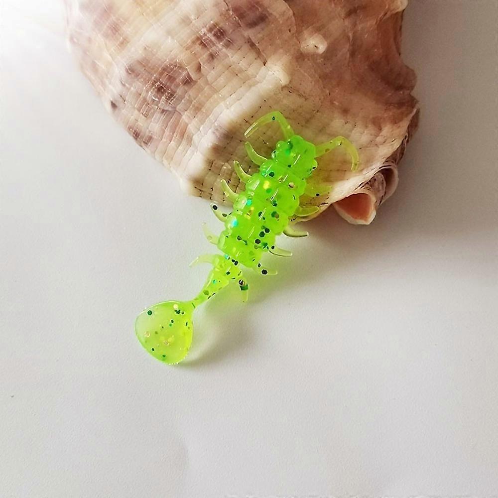 3.5cm/1.1g Worm Bait Floating Design Jig Wobblers Swimbait Silicone Material Artificial Silicone Bait Freshwater Fishing