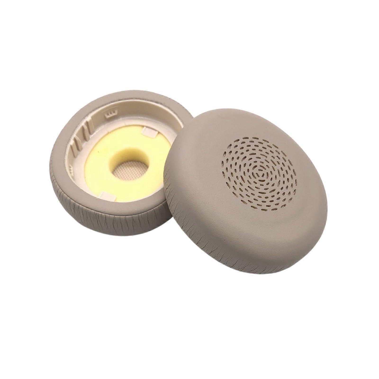 Earpads Cushions For MS Headsets Soft Sponge Oval Ear Pads Noise Canceling Travel Gold