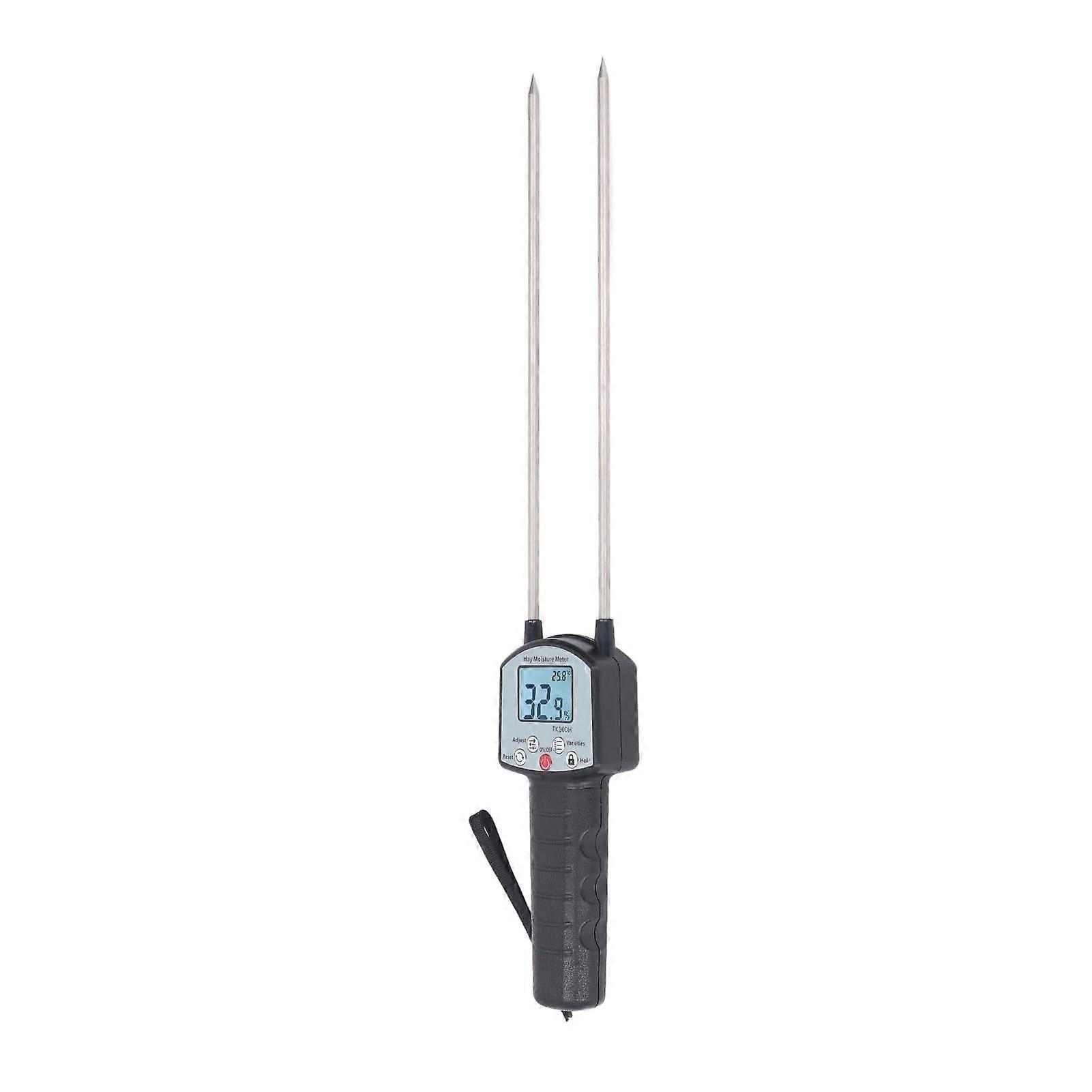 Moisture Meter for Hay and Straw with  Accurate Readings and Clear LED Display