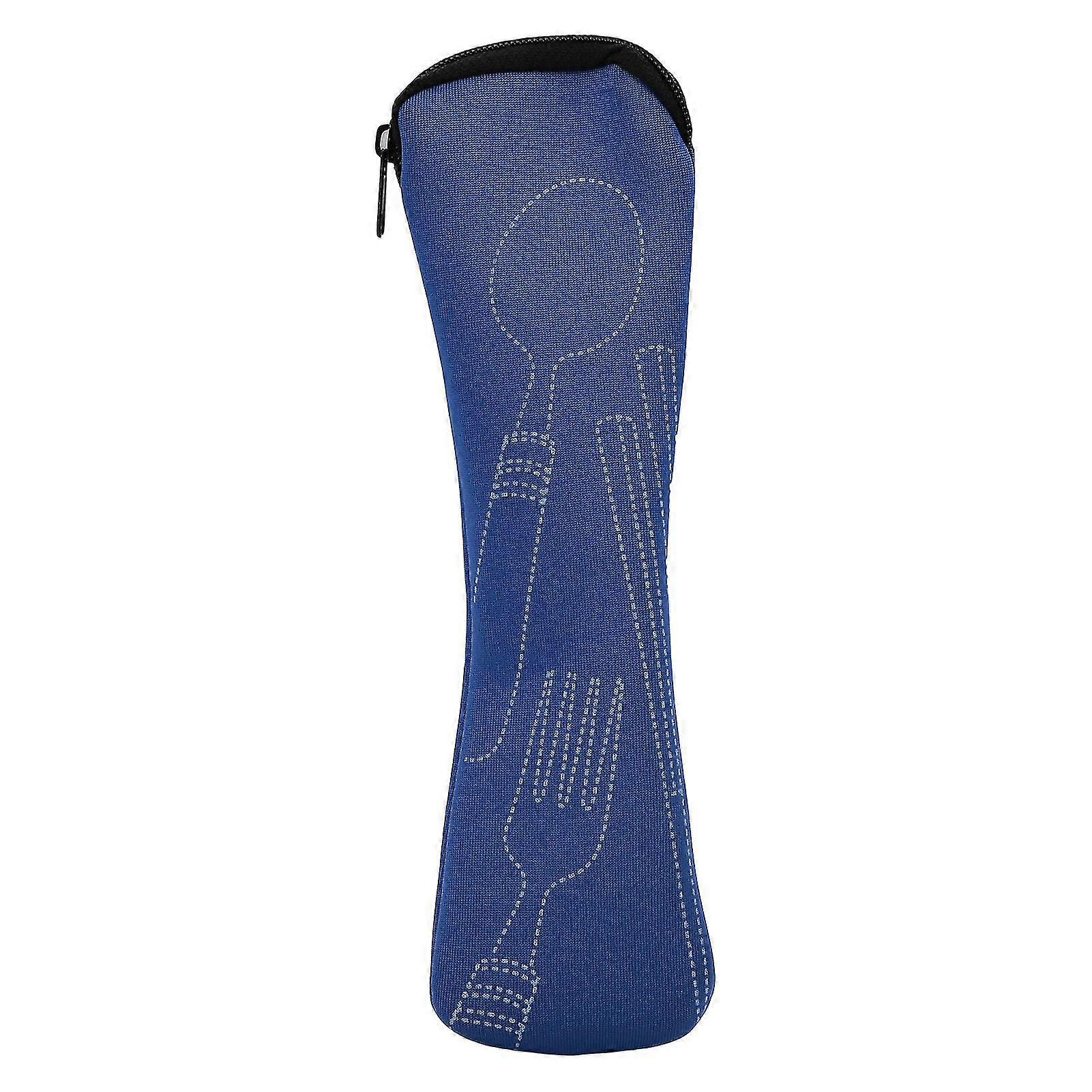 Tableware Bag Portable Wear-resistant Fabric Tableware Spoon Fork Storage Pouch For Office