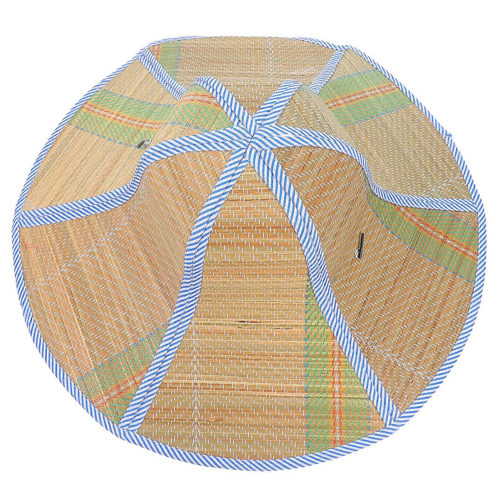 Foldable Wide Brim Straw Sun Hat for Summer Sun Protection