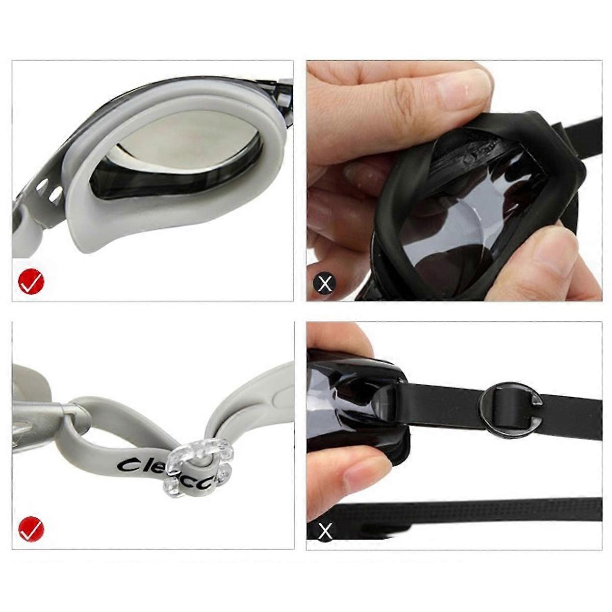 Waterproof Swimming Goggles Dl603 for Non Fogging