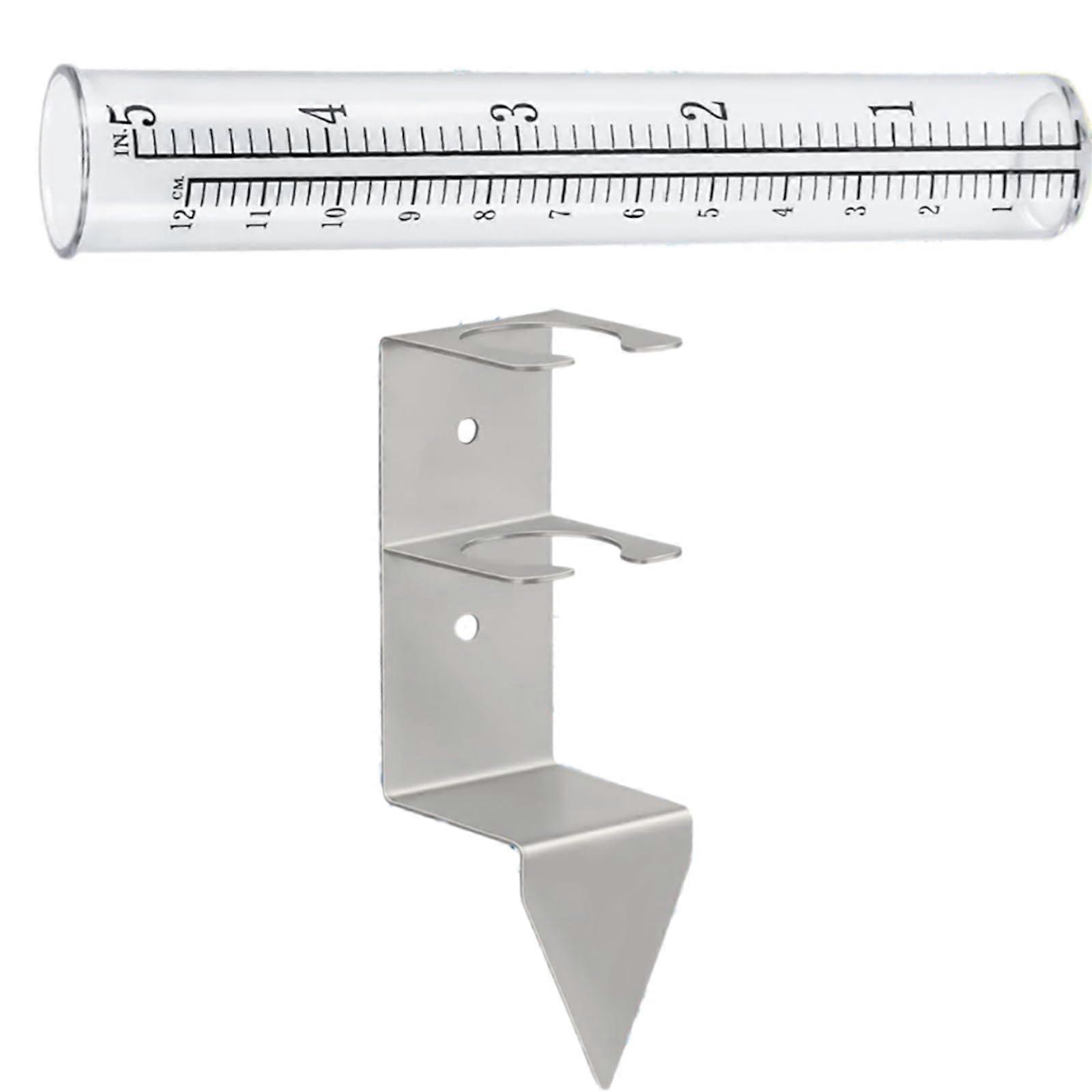 Rain Gauge Replacement Tube with Double Scale Weather Resistant Design for Meteorological Data