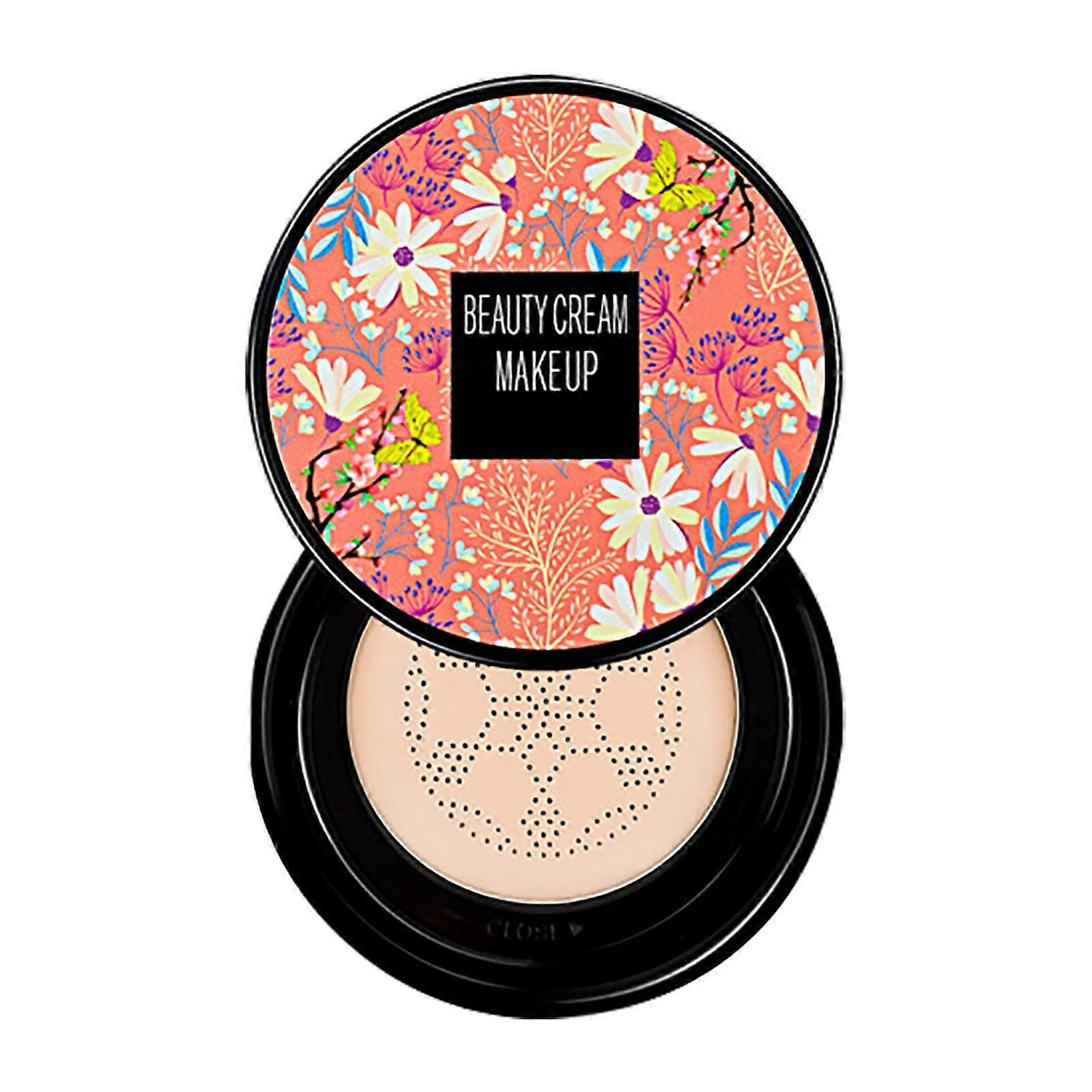 Mushroom Head Air Cushion Foundation Concealer for Dark Circles Moisturizing 30ml Natural Coverage