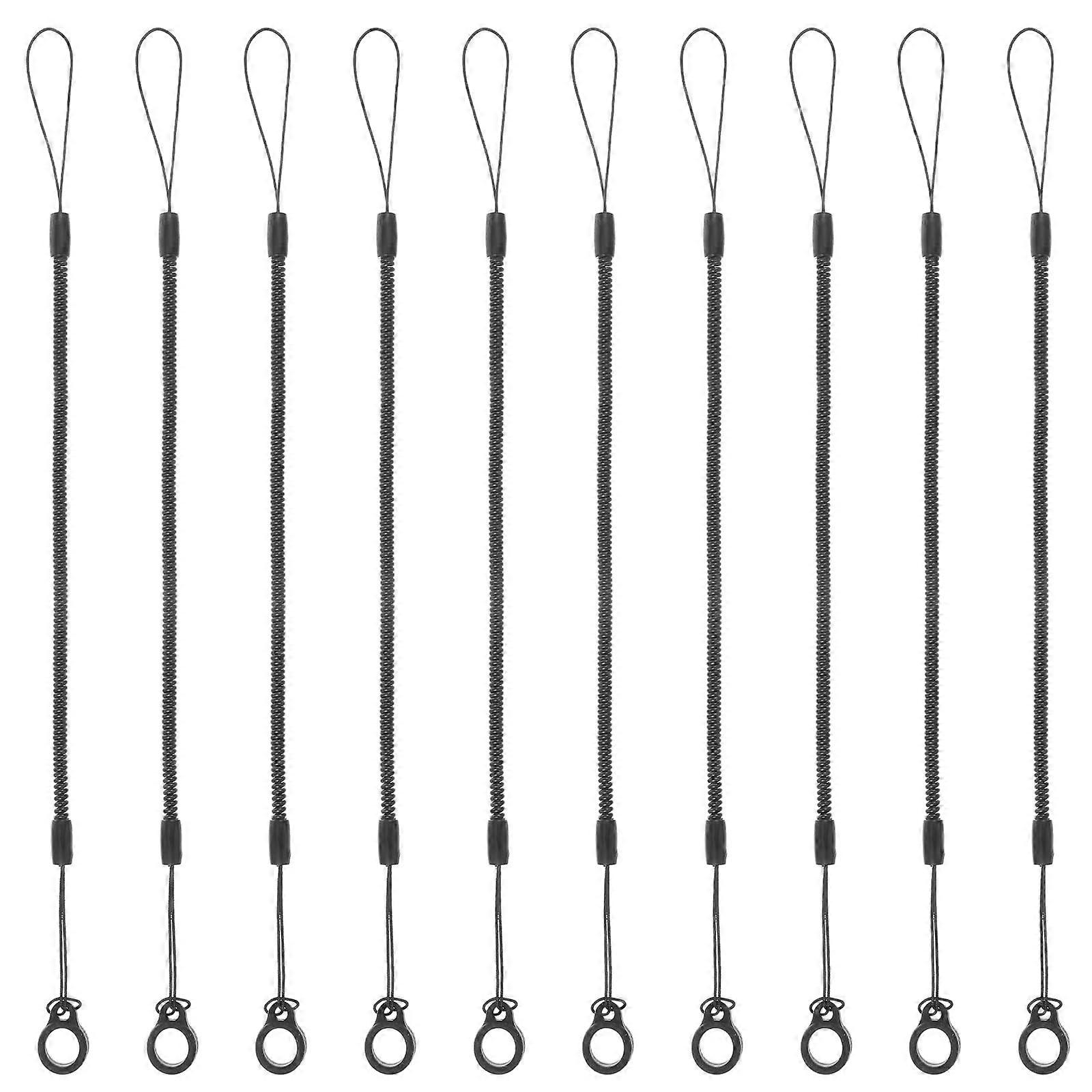 Stylus Pen Tether Lanyard 10pcs Retractable Elastic Leash with Durable Silicone Ring for Tablet Stylus