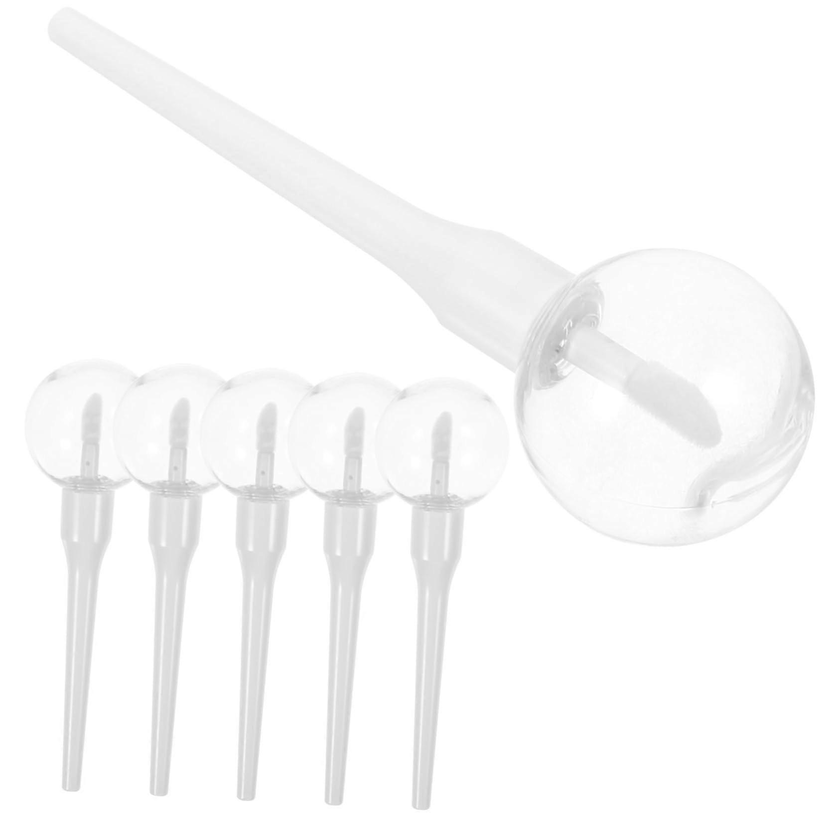 Empty Lip Gloss Tubes 10ml Lollipop Shape Durable Plastic Refillable Containers LeakProof