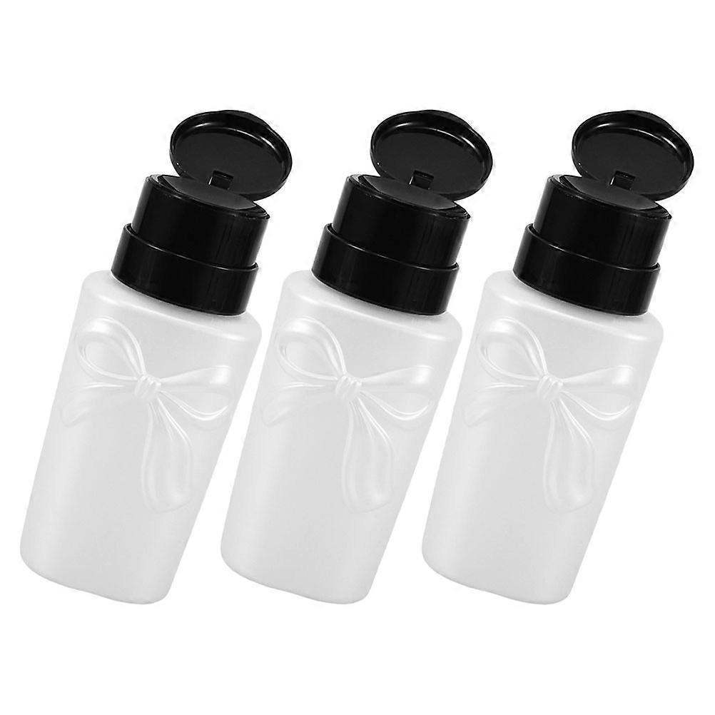 Nail Polish Remover Pump Dispenser Plastic Bottle for 9Pcs Usage