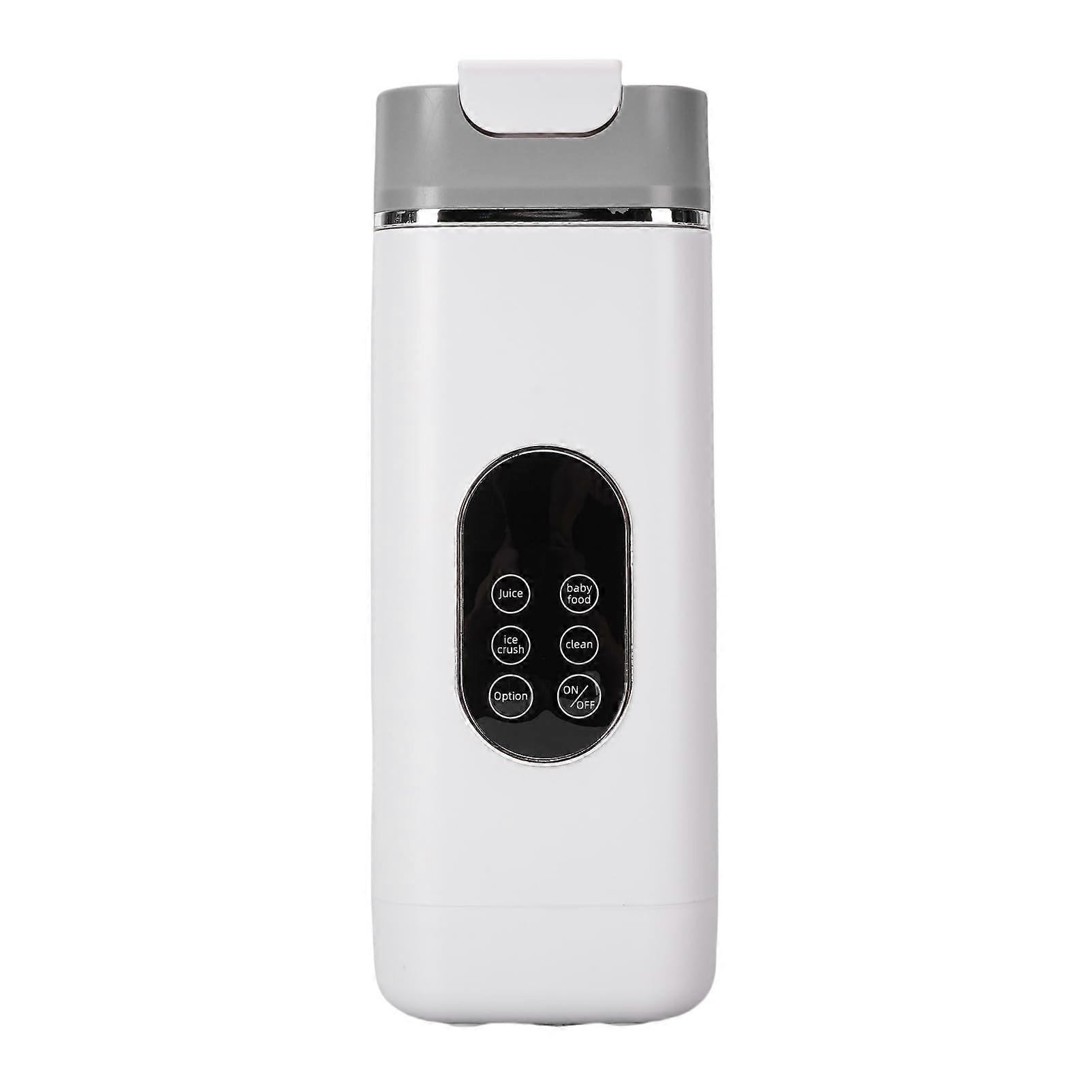 Portable Blender USB Rechargeable 12Blade  Power Smoothie Maker with Digital Display White