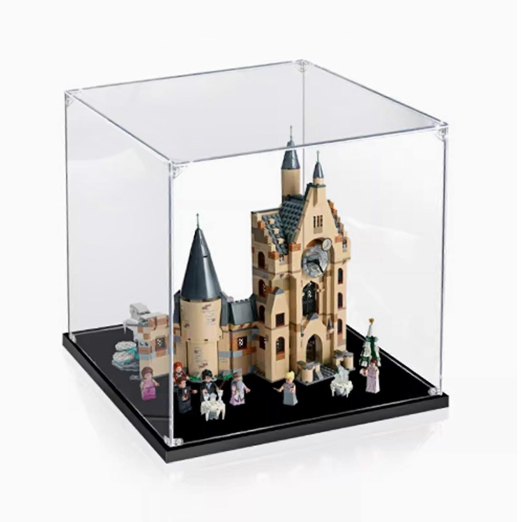 Acrylic Display Box for  75948 Bell Tower, Dustproof Clear Case with 360° Crystal View, Stackable Design