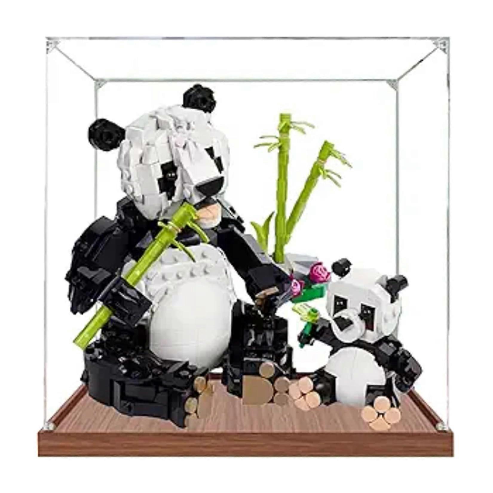 Acrylic Display Case for  31165 Panda Model, Clear Dustproof UV Protection Box, 2mm