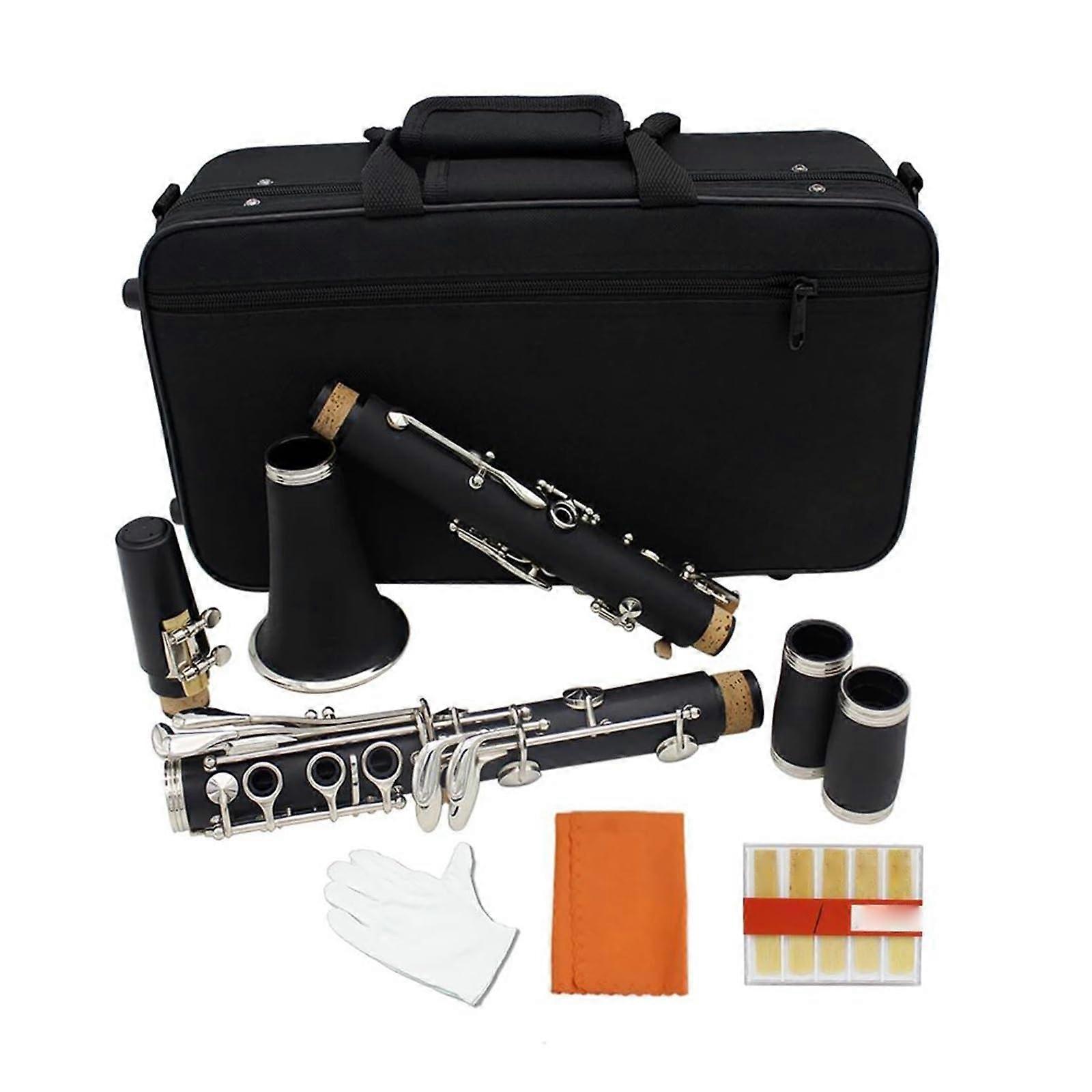 Professional Bb Soprano Clarinet 17 Keys with Precise Key Response and Clear Sonorous Tone