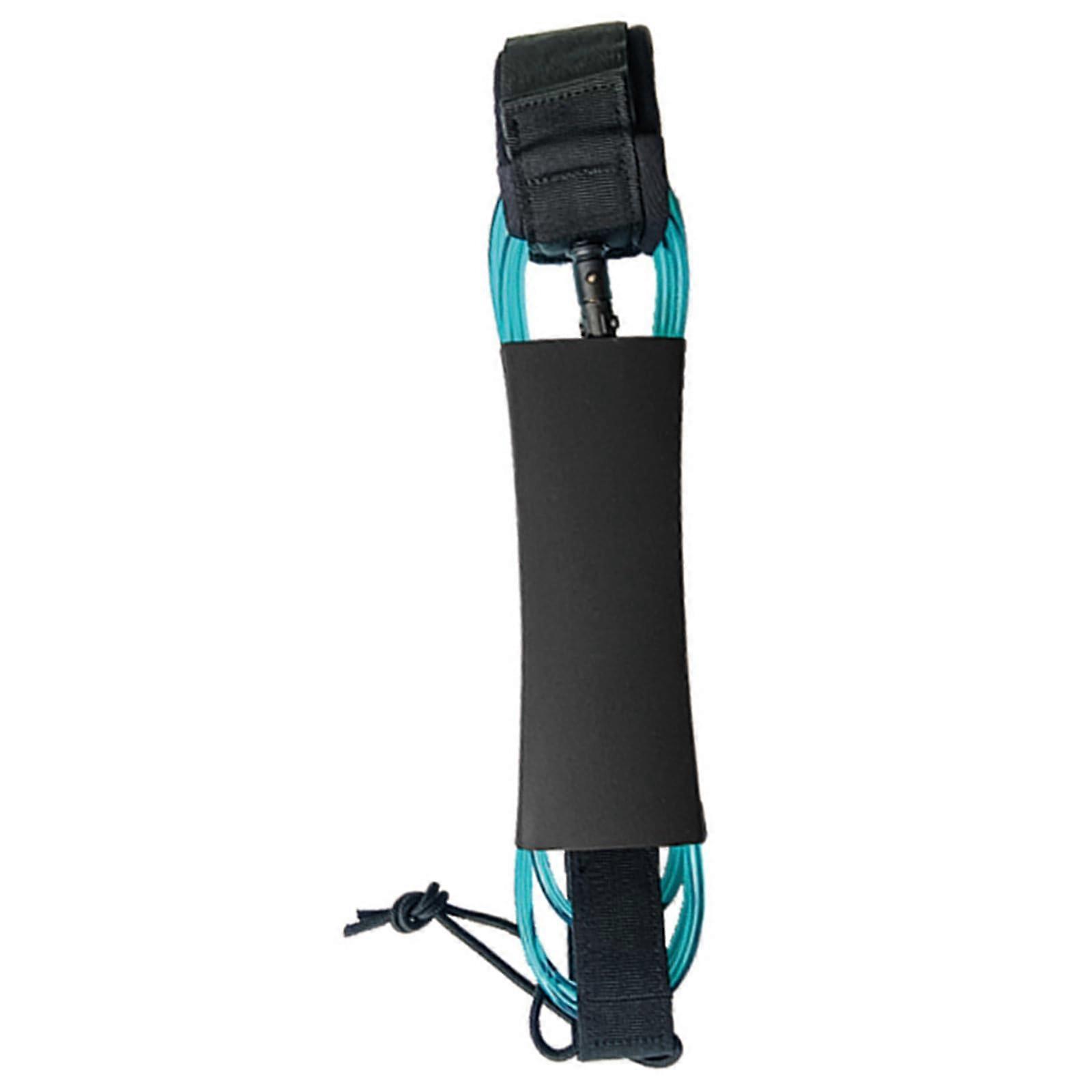 Multisection Wakesurf Rope with Comfortable Ankle Strap for Boats and Docking, Blue