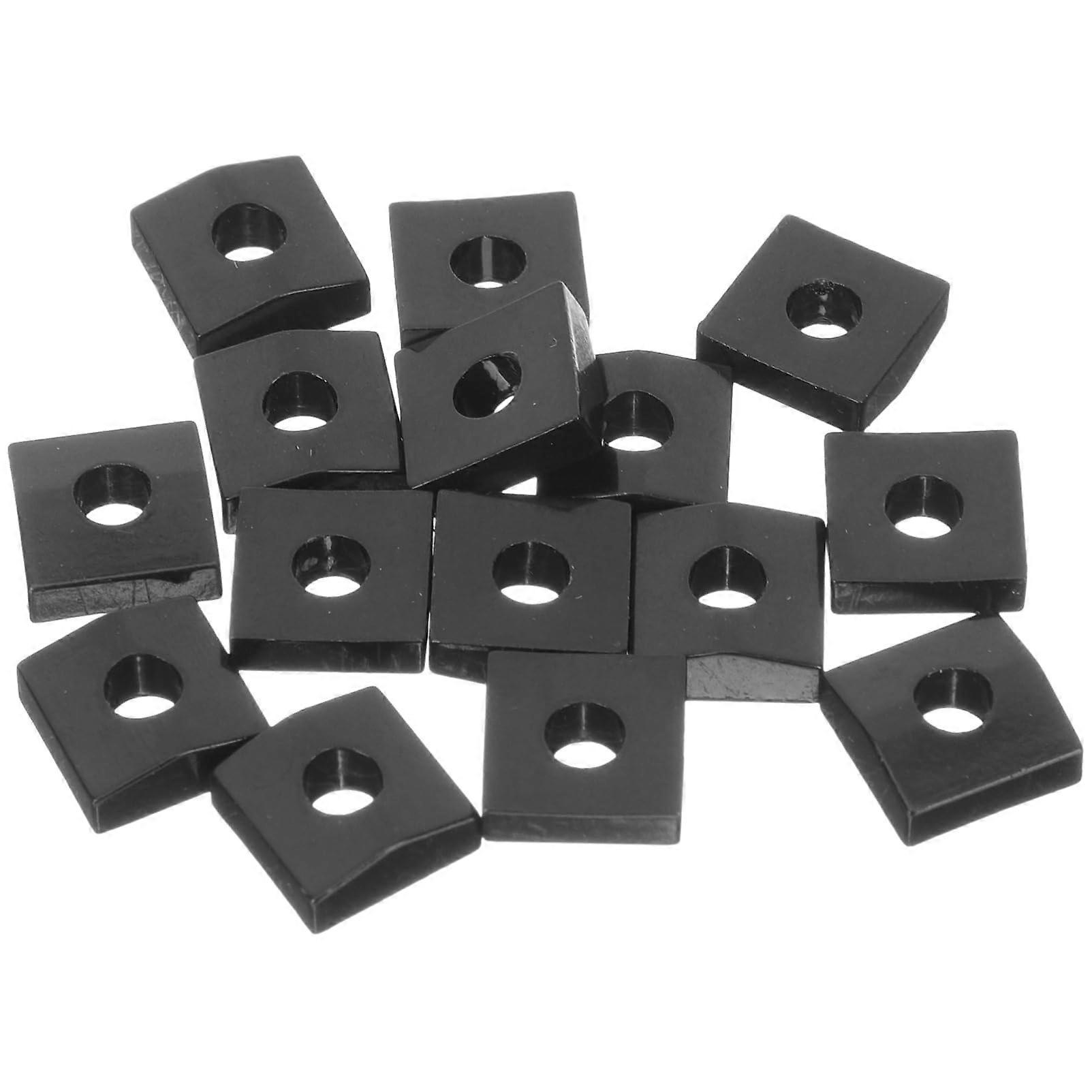 15pcs Metal Guitar Locking Nut Clamp Blocks Set Durable Stable Tuning Replacement Parts
