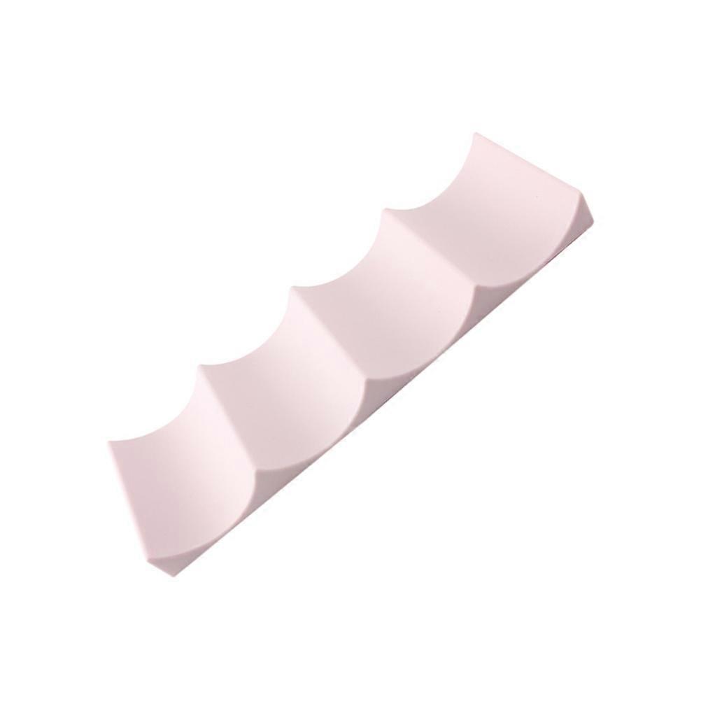Holder Rack for Kitchen Storage Pink Plastic Organizer