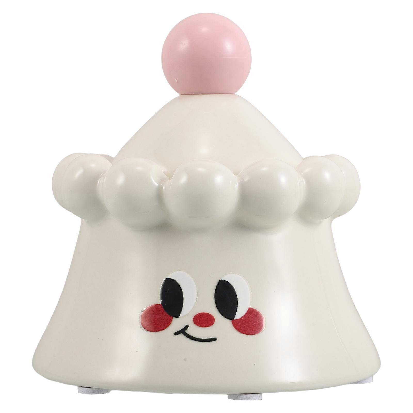 White Ceramic Ashtray with Lid for Windproof Smoking Ash Holder