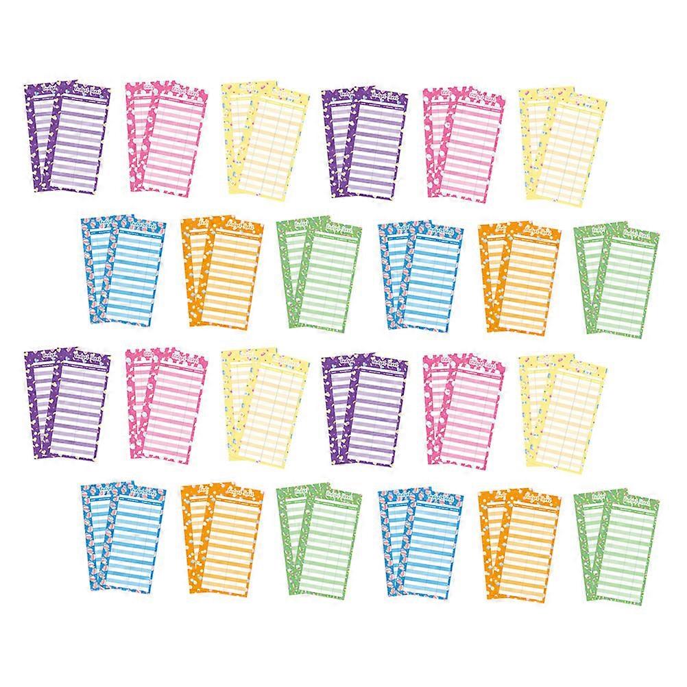 Candy Pattern Budget Sheets Daily Budget Planner Binder Inserts 60Pcs