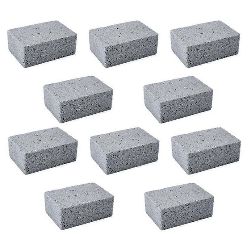 10-Pack Grill Cleaning Bricks, Kitchen Stove Brush Degreasing Rust