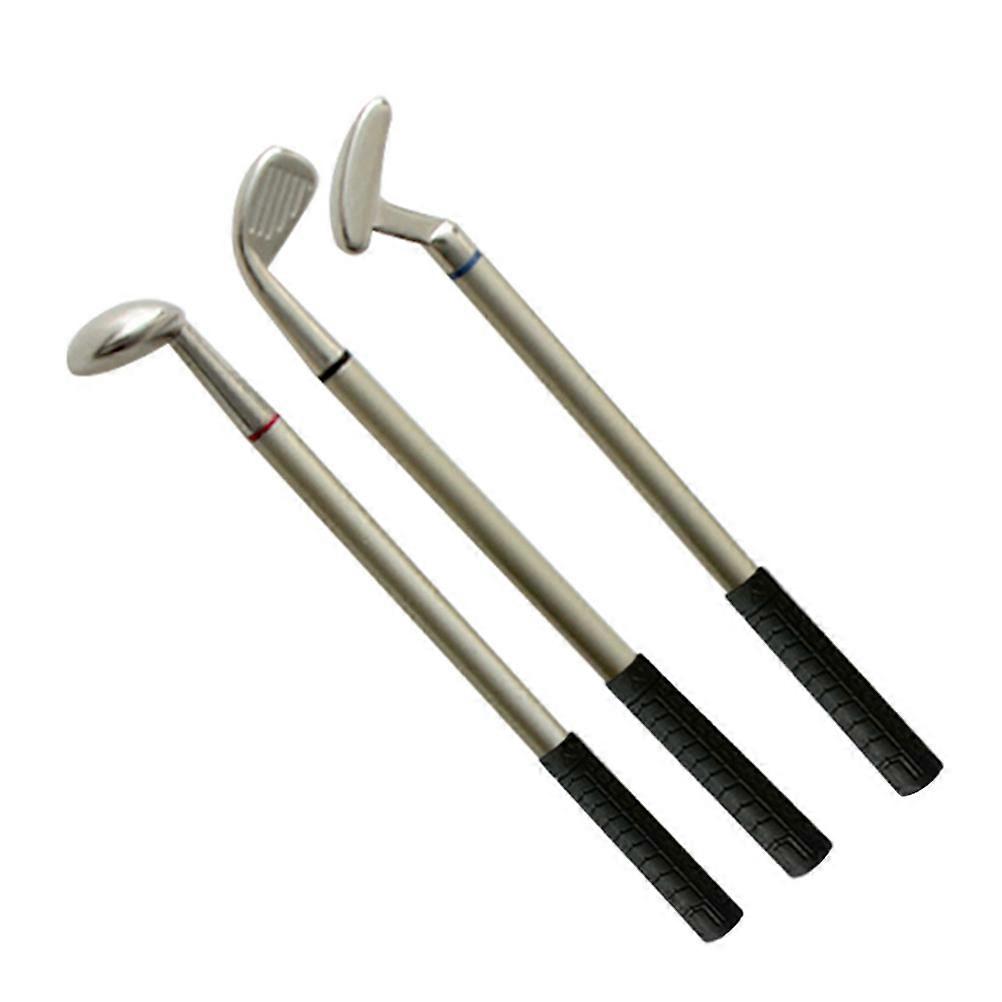 Golf Gift Pen Decorative Ballpoint Pen for Writing Use 3Pcs Assorted