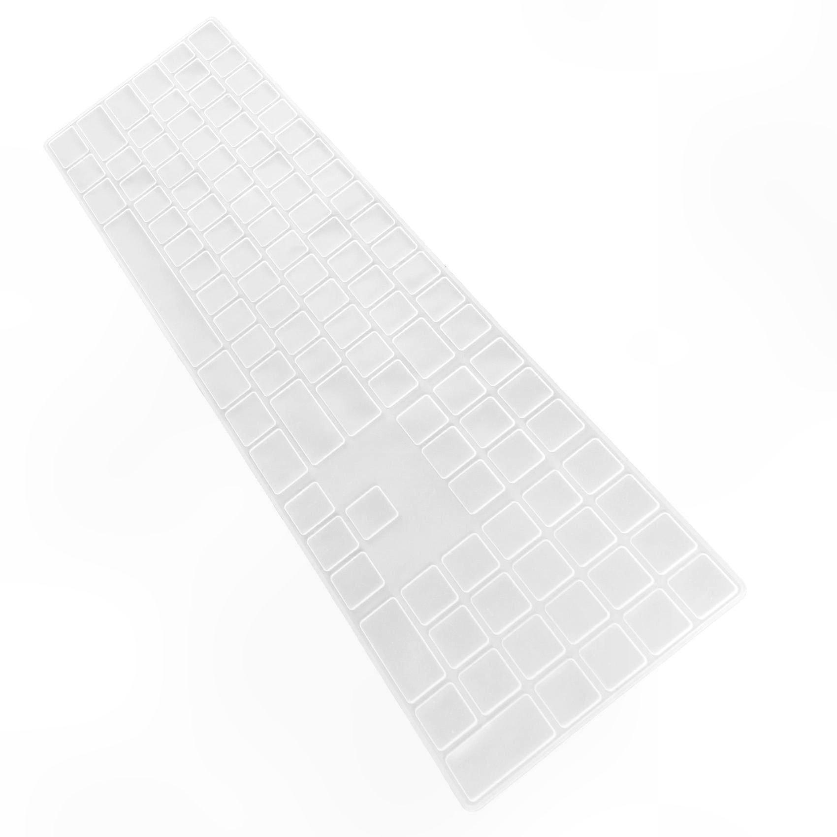 Silicone Keyboard Cover with Numeric Keypad for  iMac