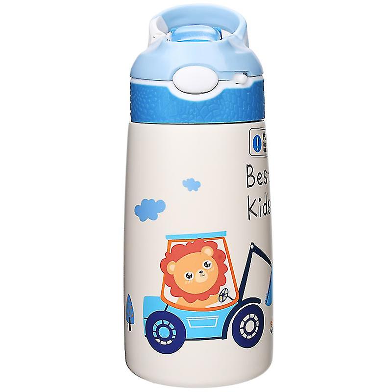 Vacuum Insulated Beverage Bottle, 355ml, Construction Vehicles