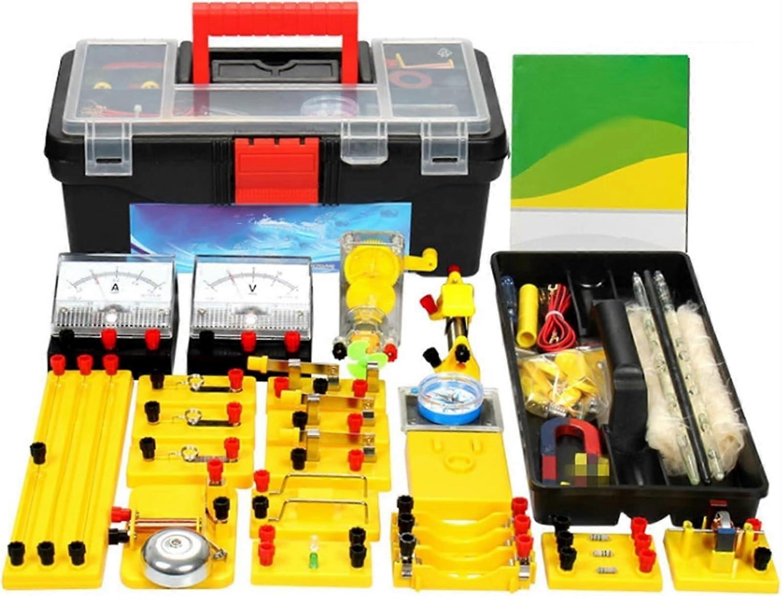 Electric Circuit Experiment Kit with Quick Connect Terminals, STEM Physics Lab Set for Students