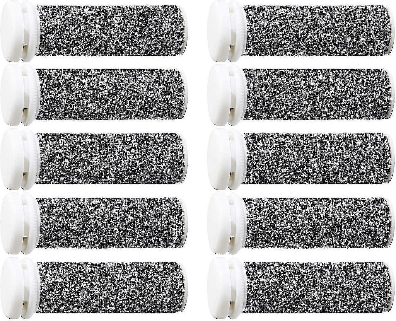 10 Pack Replacement Head Replacement Rollers Compatible With Emjoi Micro For Extremely Rough And Hard Skin.