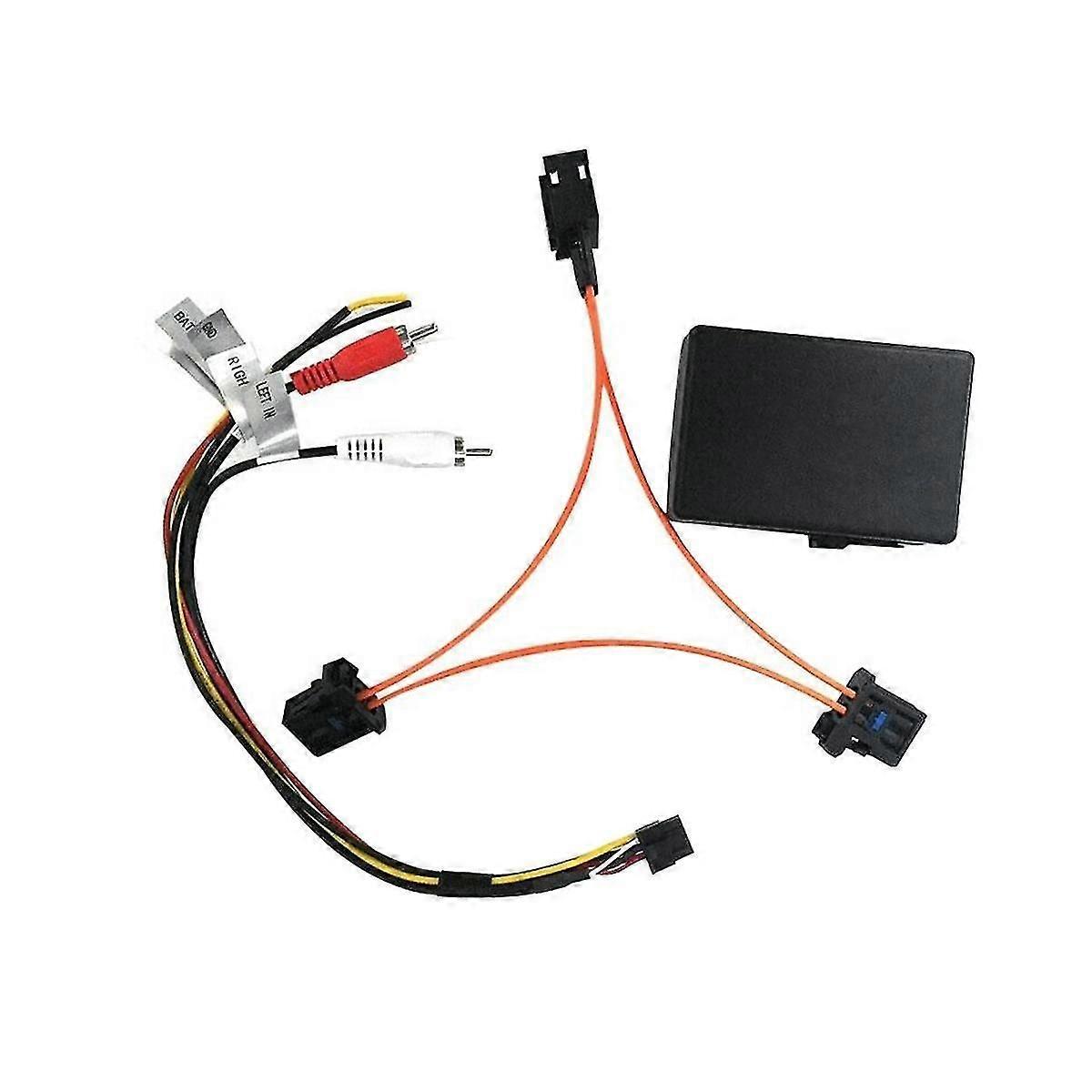 Bil Optisk Dekoder Box Forsterker Adapter Audio Optisk dekoder For A6 A7 A8 2005-2009