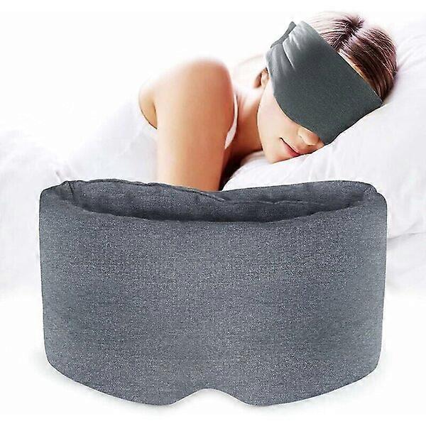 Sleep Mask Breathable Cotton Padding, Zero Eye Pressure, Creates Dark Sleeping Environment