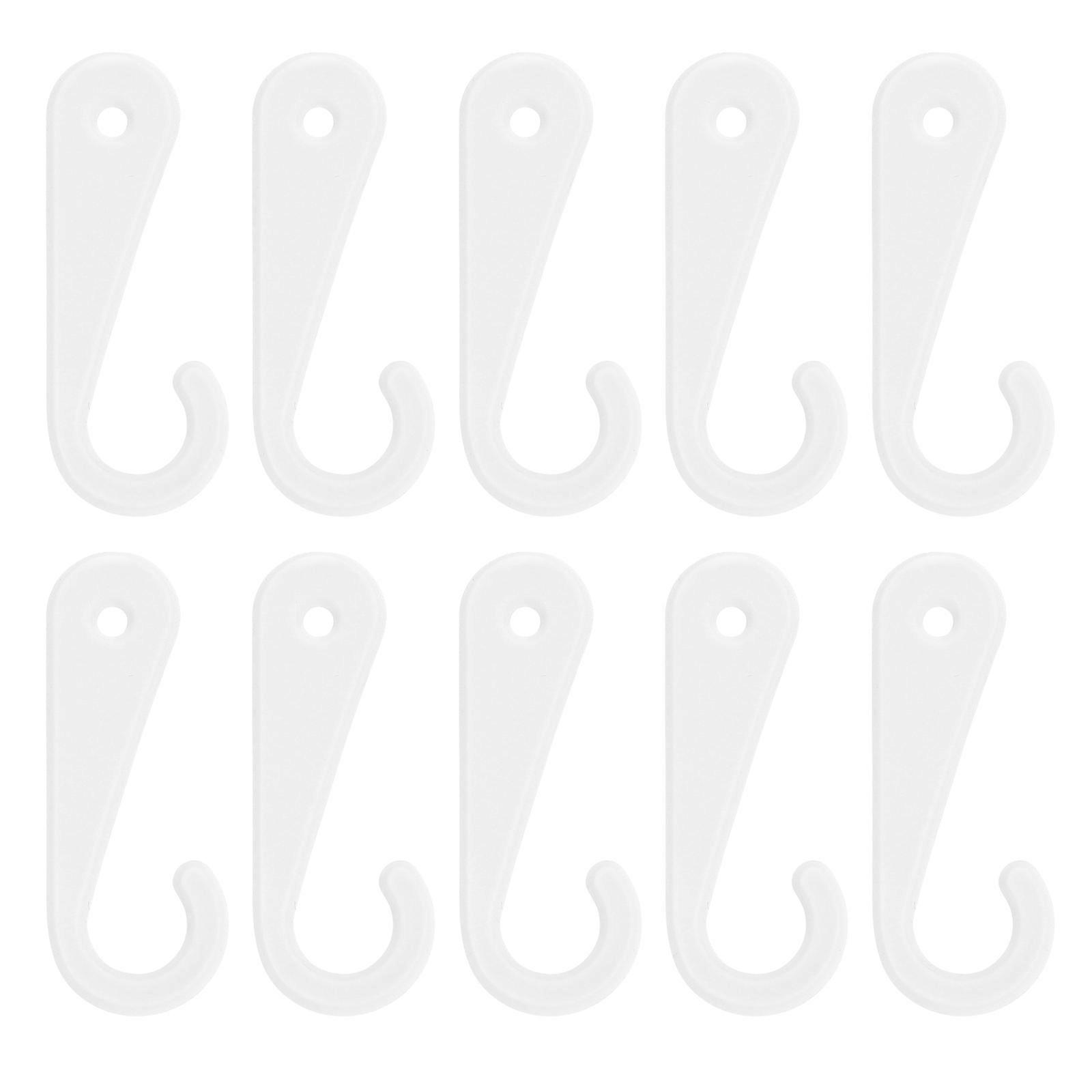 Plastic Sock Hanging Hook for Sock Display 500Pcs White