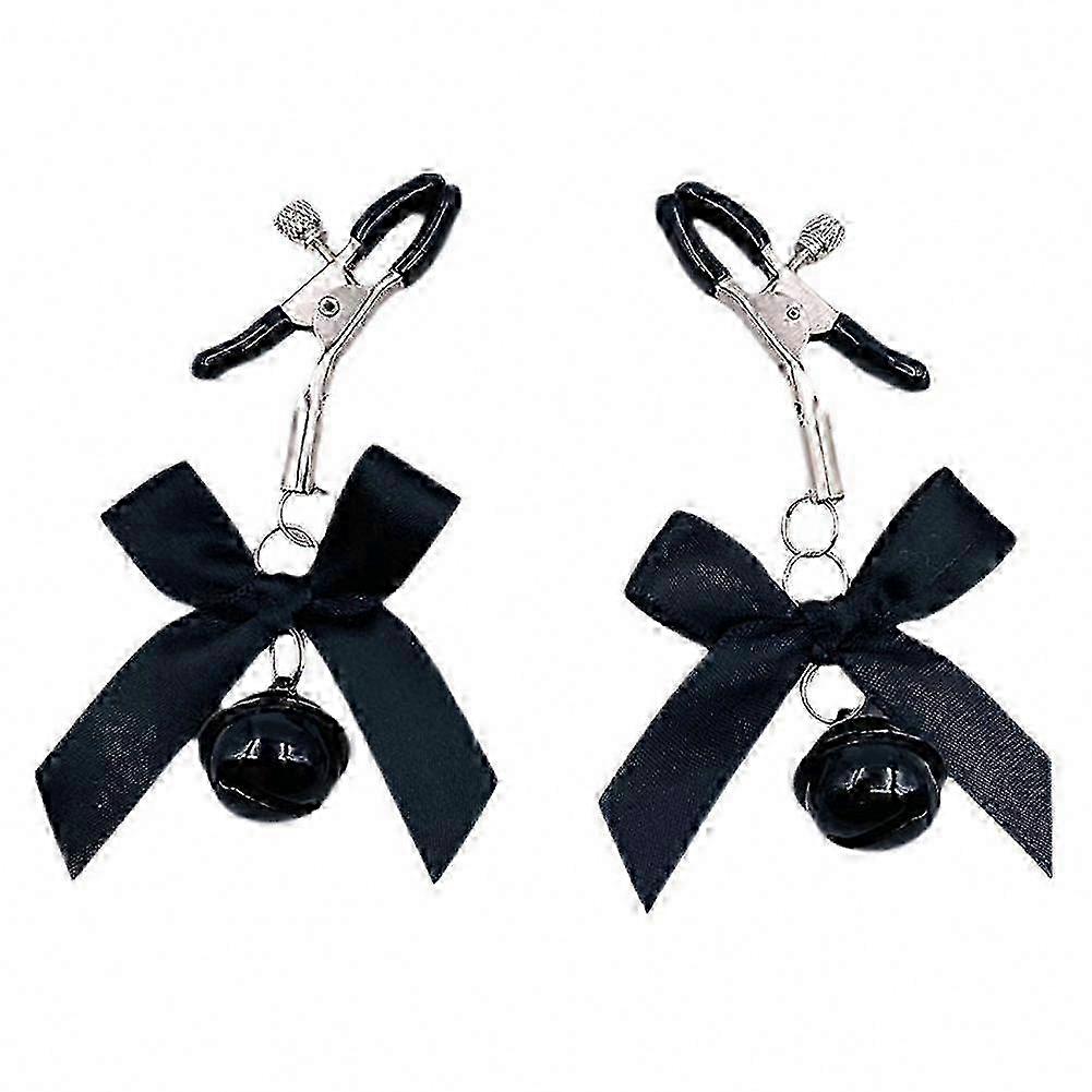2-Pack Customizable Breast Clamps with Bell Attachment