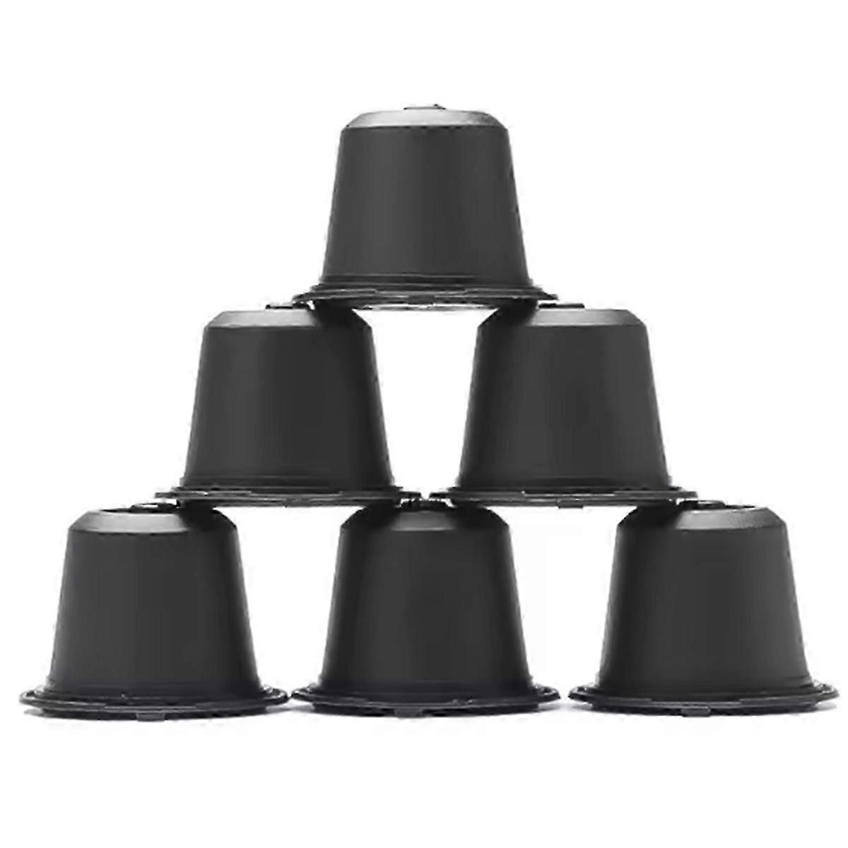6PCS Refillable Reusable compatible with Coffee Capsule Reutilisable Pods