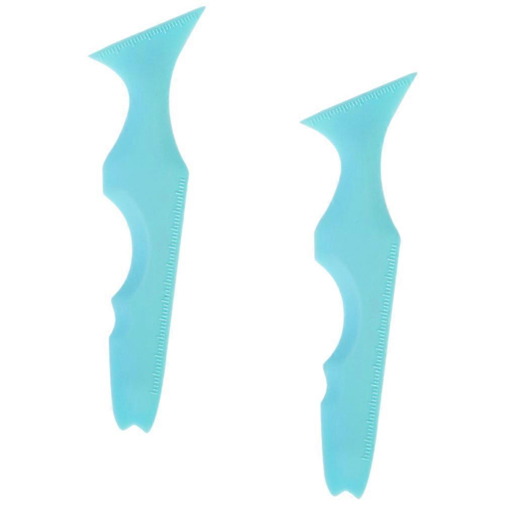 Multi-Function Eyeliner Stencil Silicone Eyeliner Aid with 4Pcs for Makeup
