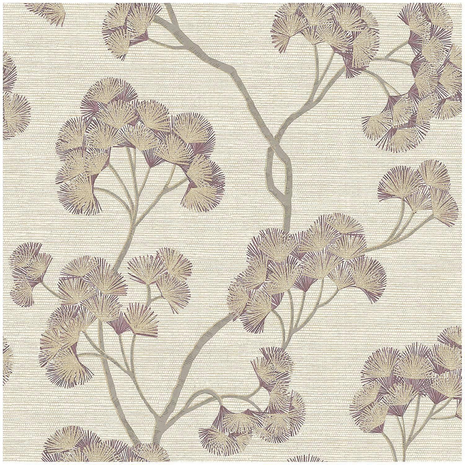 Purple Floral Wallpaper