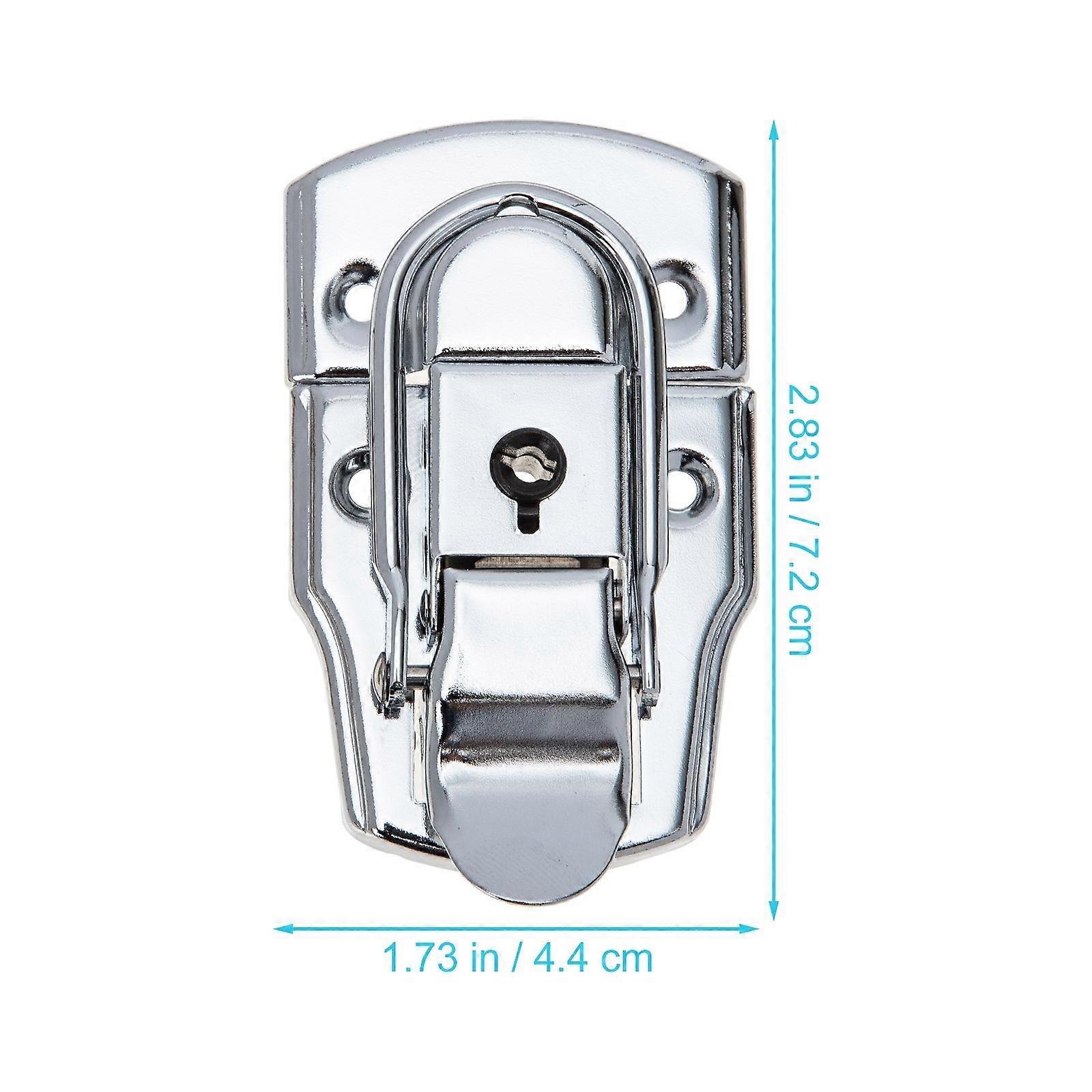 4 Sets Tool Box Lock with Key Tool Box Lock Buckle Toolbox Latch Buckle
