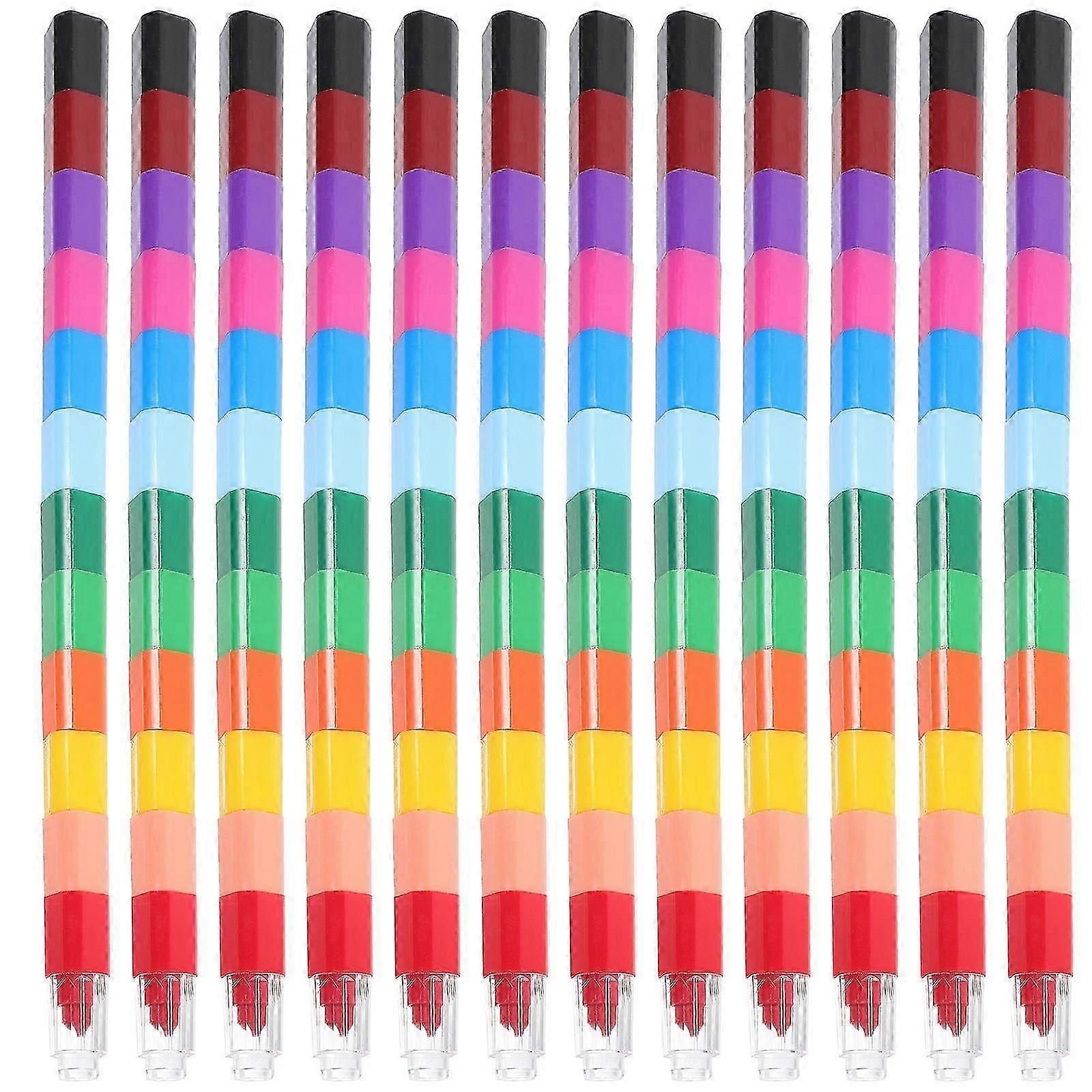 Creative Crayons Block Building 96Pcs for Painting Use