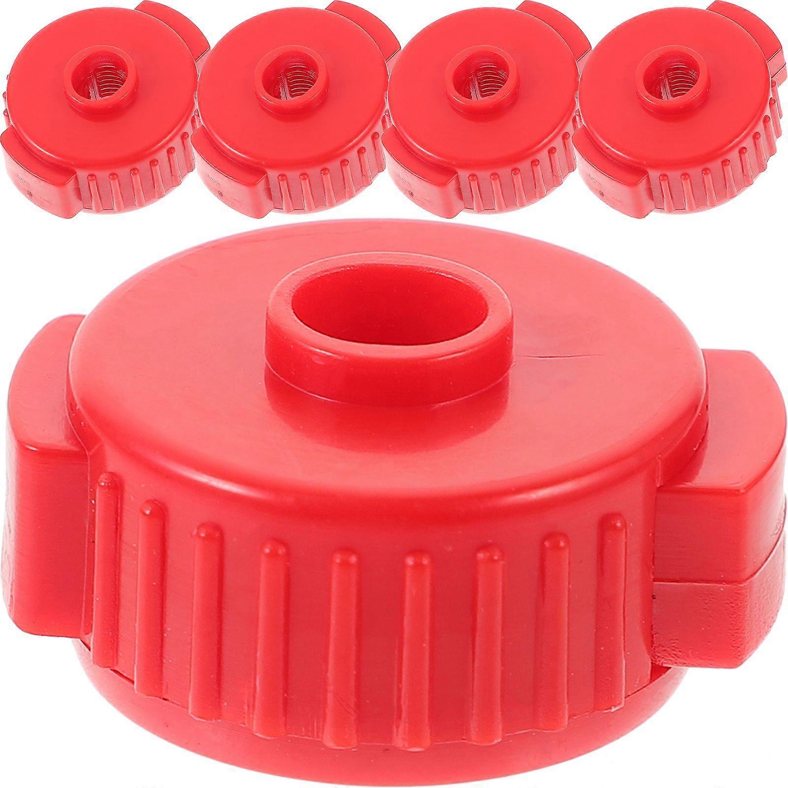 5pcs Plastic Drum Quick Nuts Cymbal Nuts Quick Release Drum Accessories Kit