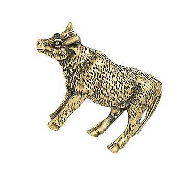 Koe Ornament Messing Koe Standbeeld Tafelblad Koe Versiering Tafelblad Koe Versiering