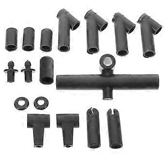 9PCS Kunststoff Kite Rod Connectors Set für Reparatur und Montage für Beach und Park Flying Ersatz Kite Rahmen Teile und Zubehör