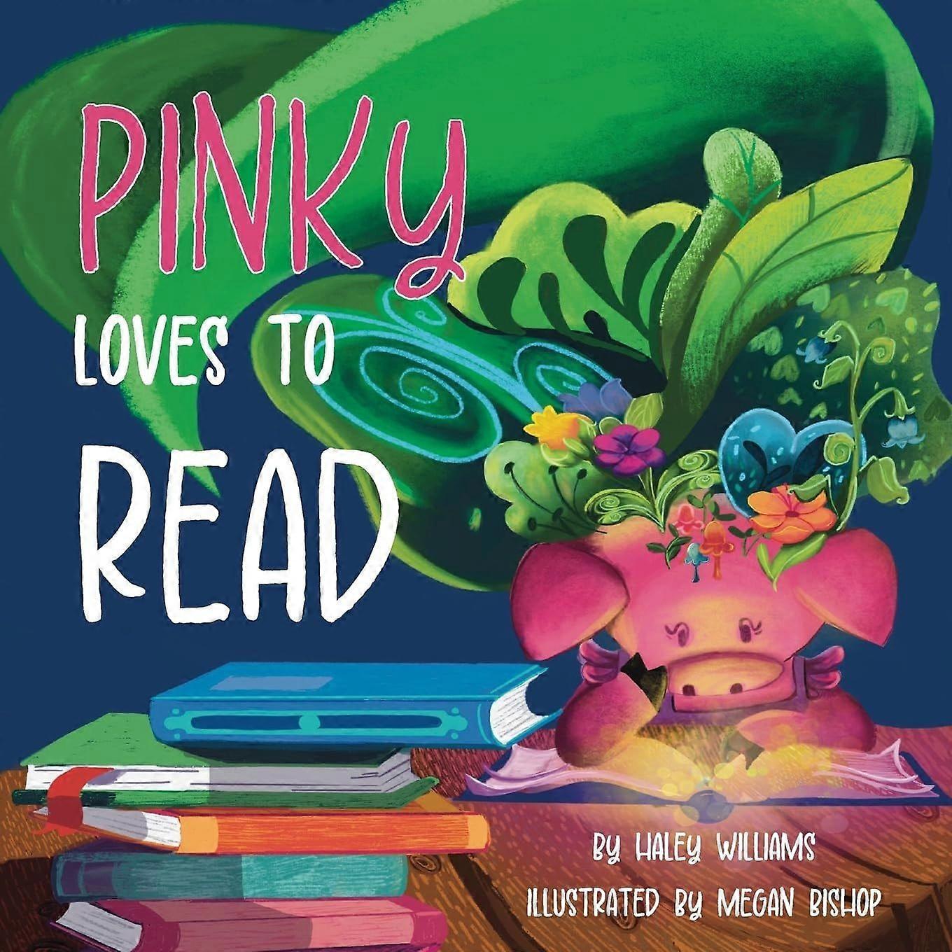 Pinky loves to read