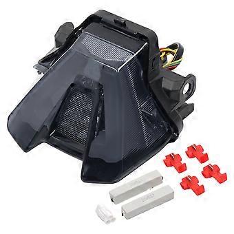 Motorcycle LED Tail Light IP67 Waterproof Rear Brake Lamp Replacement for MT07 2021 and Up Smoky