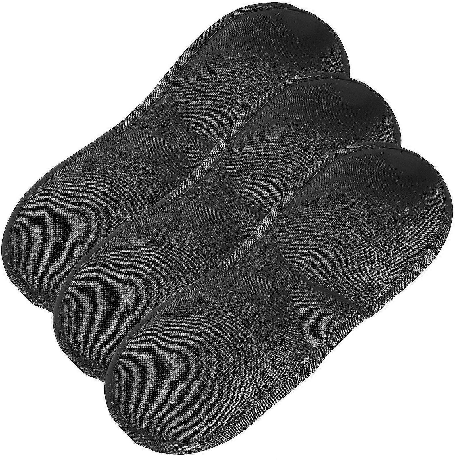 3Pcs Black Comfortable Sleep Eye Mask for Light Blocking