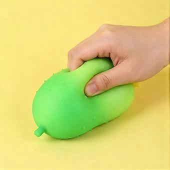 Mixed Styles Fruit Squishy Stress Balls Soft Hand Squeezable Sensory Toy Calming Anxiety Relief Toy for Classroom Travel Entertainment