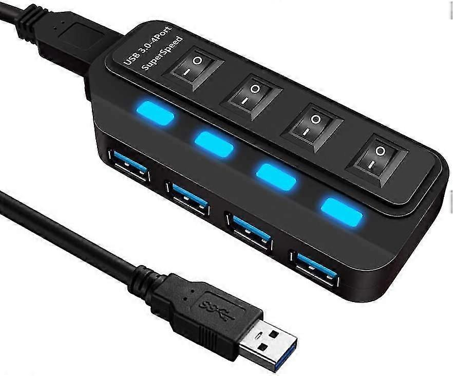 Usb Hub 3.0 With 4 Ports Superspeed Data Hub