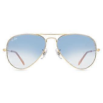 Ray-Ban RB3025 Aviator Gradient 001/3F Full Rim Gold Unisex Aviator Sunglasses UV2 Original