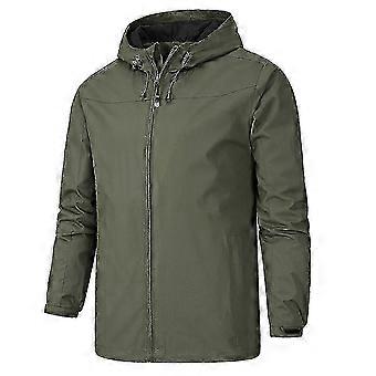 Hooded Zipper Closure Lightweight Running Jacket compatible with Men's Outdoor Activities